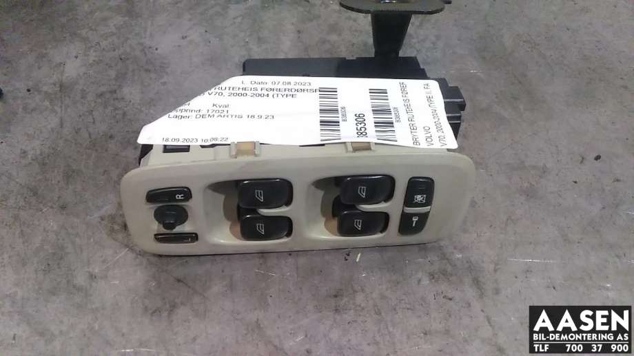 Bryter ruteheis førerdørspanel til Volvo V70 2000-2004 (Type II, Fase 1) (30658146|)