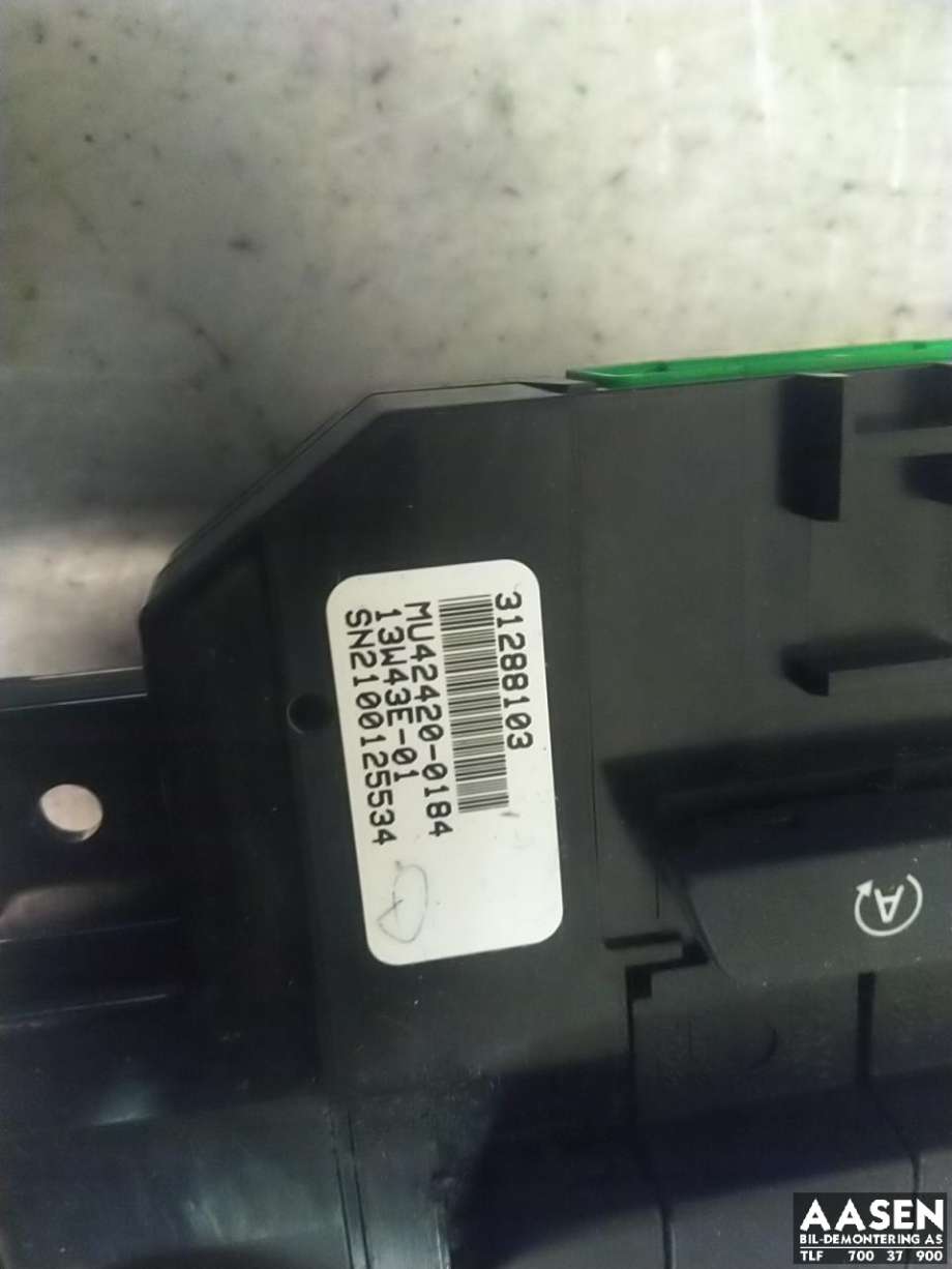 Varmeapparat betjening til Volvo V40 2012-2019 (31288103|)