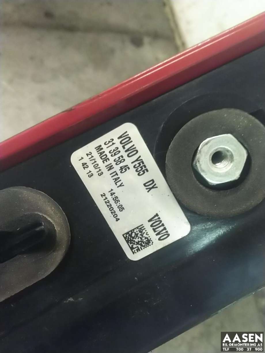 Baklykt høyre til Volvo V40 2012-2019  (31395845|)