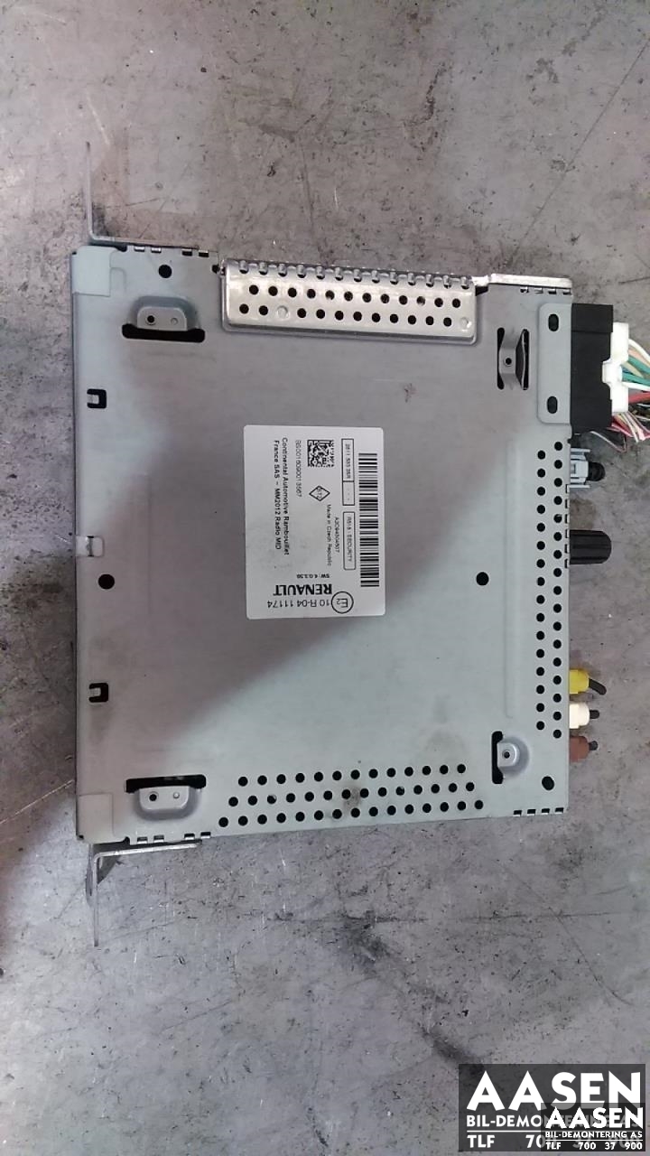 Bilstereo diverse til Renault Zoe, 2013-2019 (Fase 1)  (CONTINENTAL|281153335R)