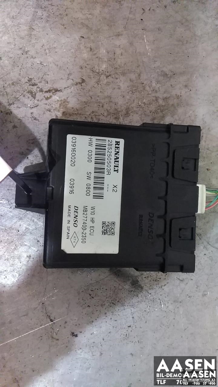 Styreenhet klima/aircondition til Renault Zoe, 2013-2019 (Fase 1)  (DENSO|285250503R)