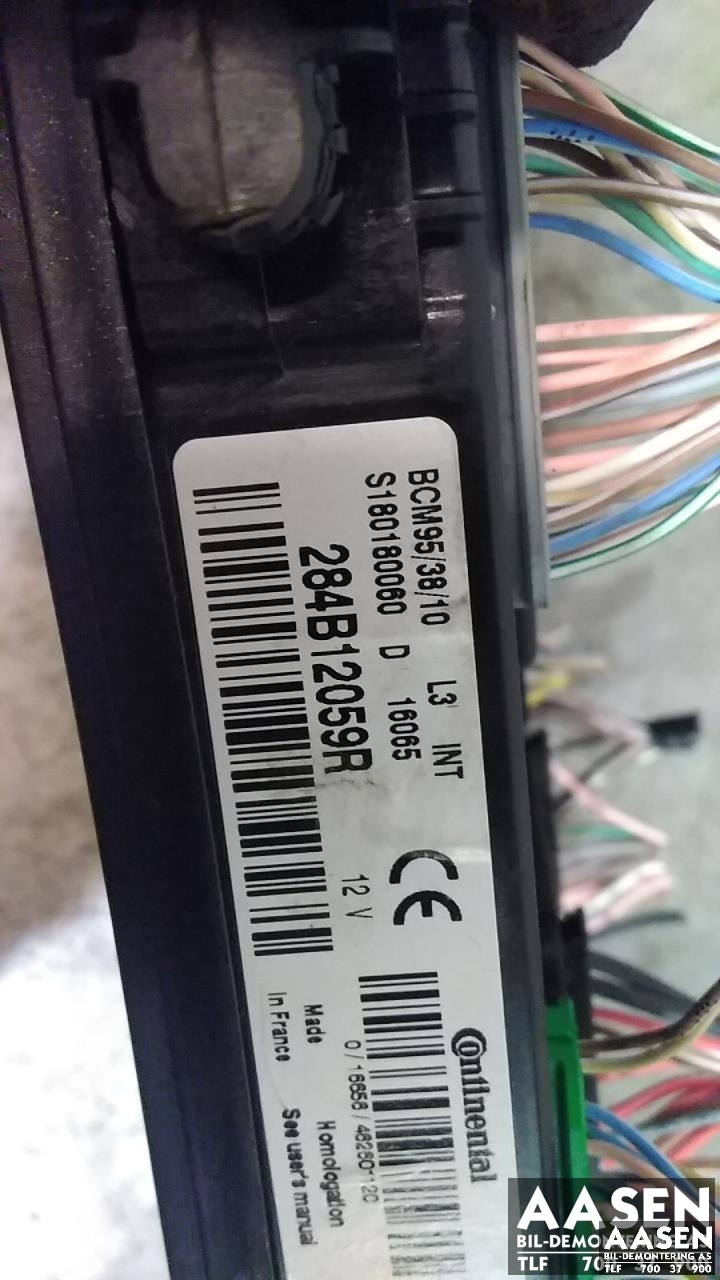 Styreenhet comfort (BCM) til Renault Zoe 2013-2019 (Fase 1) (CONTINENTAL|284B12059R|)