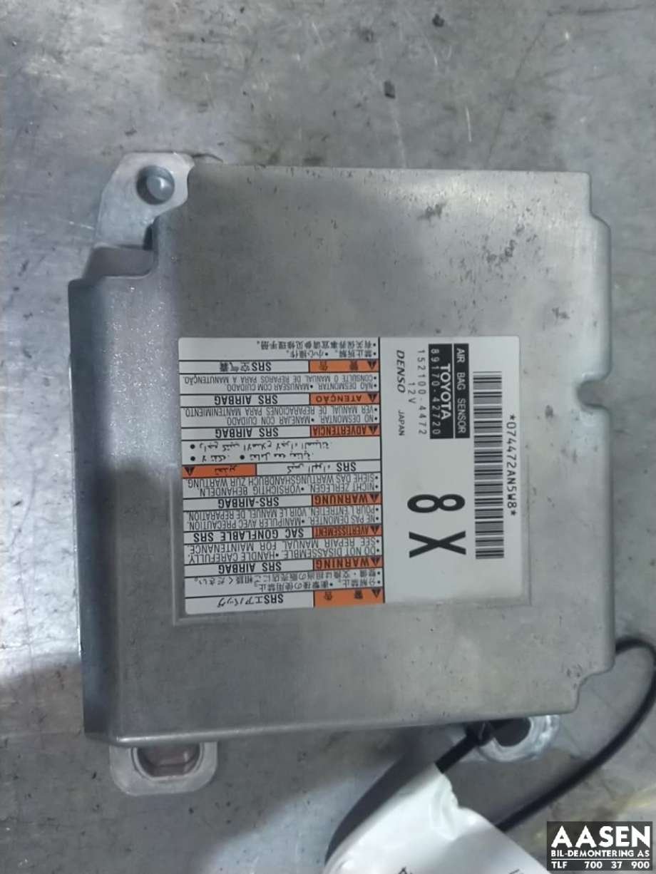 Airbag elektronikk til Toyota RAV4, 2019-->> (Type V)  (DENSO|89170-42720)