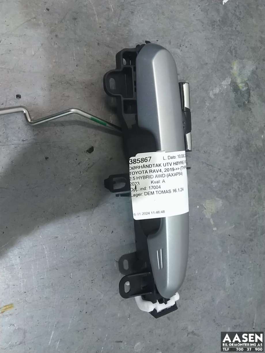 Dørhåndtak utv høyre foran til Toyota RAV4, 2019-->> (Type V)  (6920130100)