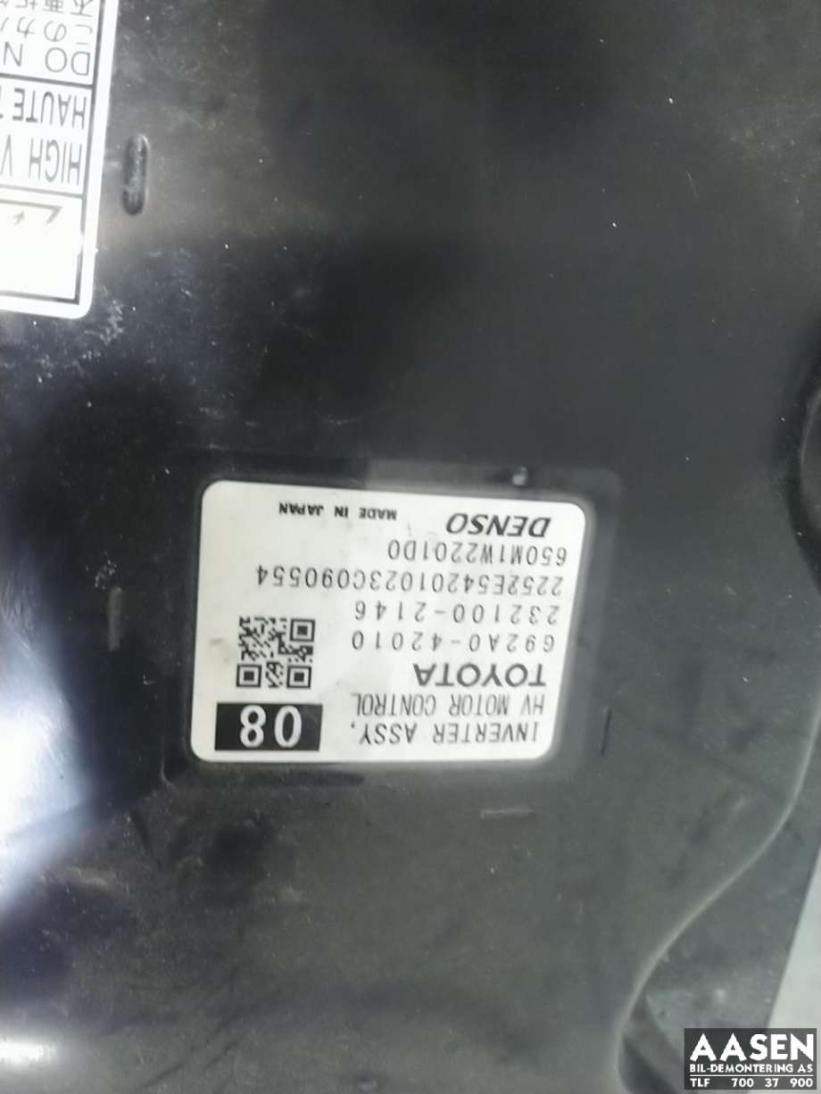 Inverter hybrid til Toyota RAV4 2019-->> (Type V)  (G92A042010|G92A042110|G92A042112)