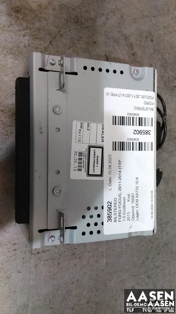 Bilstereo til Ford Focus 2011-2014 (Type III, Fase 1) (2277319|)