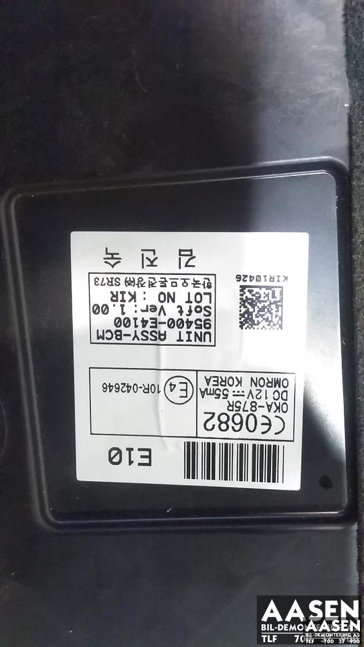 Styreenhet comfort (BCM) til Kia Soul 2014-2019 (Type II) (95400-E4100|)