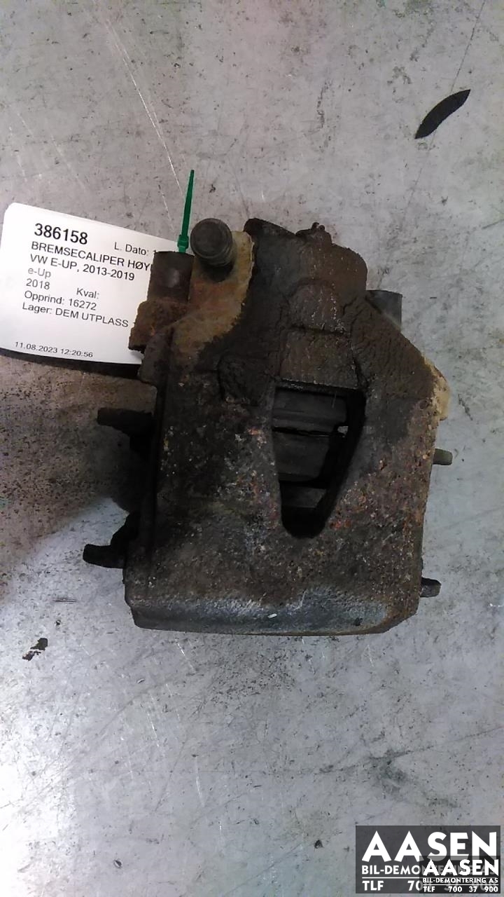 Bremsecaliper høyre foran til VW E-Up, 2013-2019  (1K0 615 124 D)