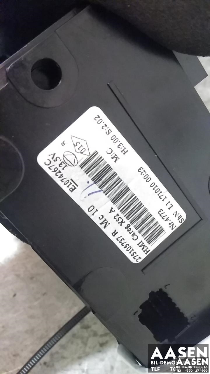 Varmeapparat betjening til Opel Vivaro B 2014-2019  (275105737R|)