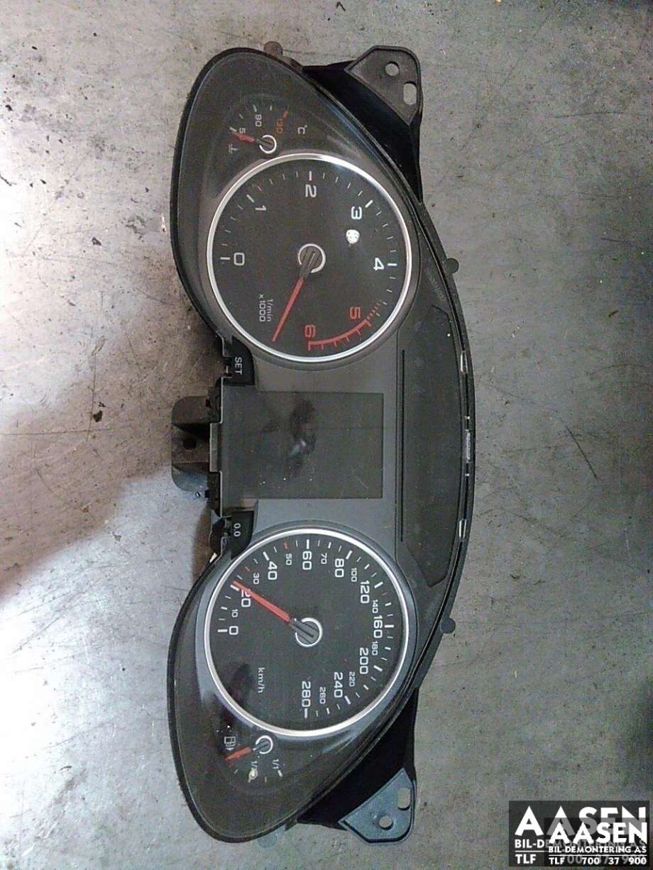 Instrumentpanel til Audi A4, Allroad, 2009-2016 (Type I) (B8) (B8) 
