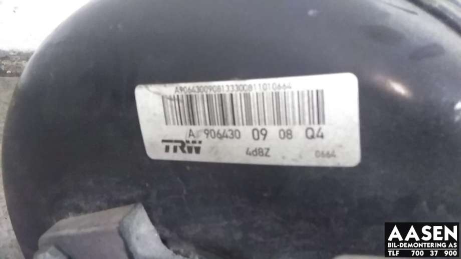 Bremsekraft-forsterker til Mercedes Sprinter 2013-2018 (Fase 2) (906) (906) (TRW|A 000 431 21 27|)