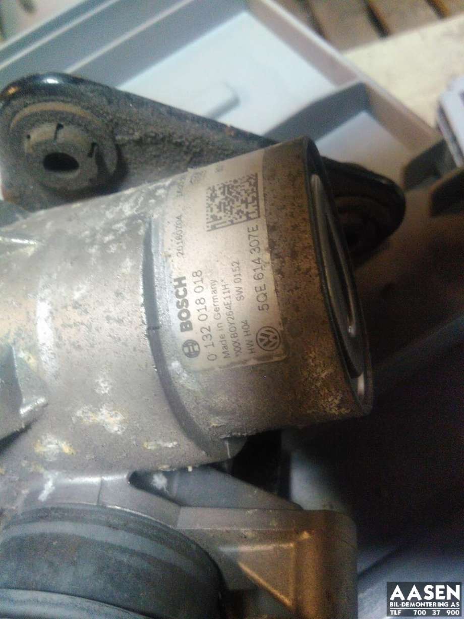Bremsekraft-regulator bak til Audi A3 2012-2016 (Type III, Fase 1)  (BOSCH|5QE 614 307 E|5QE 614 307 H|0132018018)