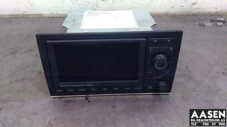 Bilstereo navigasjon til Audi A4, 2004-2008 (Type III) (B7) (B7) (AISIN|8E0 035 192 C)