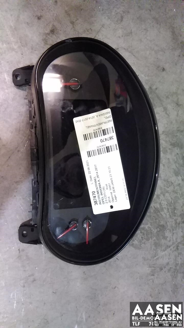 Instrumentpanel til Opel Insignia A, 2014-2017 (23474824)