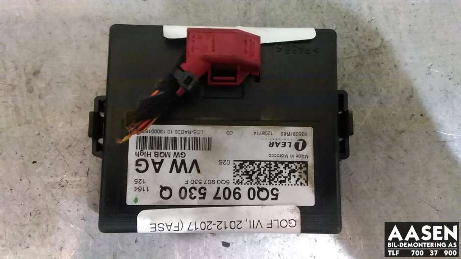 Styreenhet diverse til VW Golf VII, 2012-2017 (Fase 1) (5Q0907530Q)