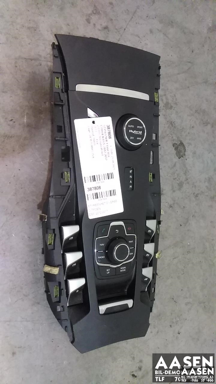 Bilstereo navigasjon betjeningspanel til Citroën DS5, 2012-2017  