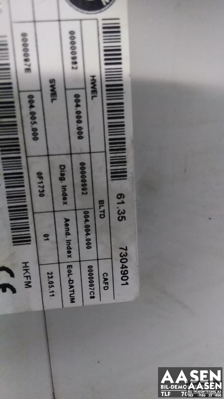 Styreenhet elektrisk bakluke til BMW 5-Serie 2010-2017 (F10/F11) (F10/F11) (BOSCH|61 35 7 304 901|)