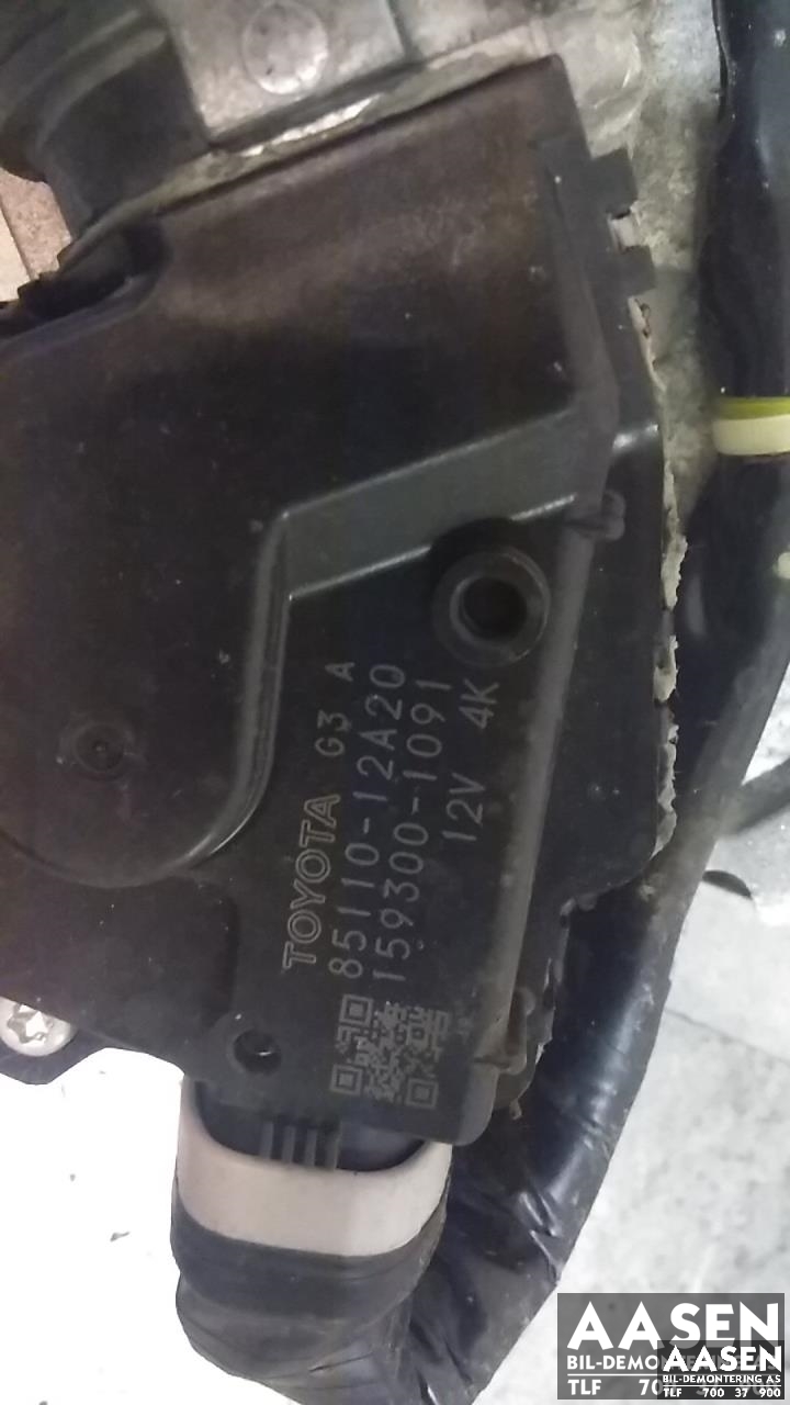 Viskermotor frontrute komplett m/overføring til Toyota Corolla 2007-2013  (85110-12A20|)