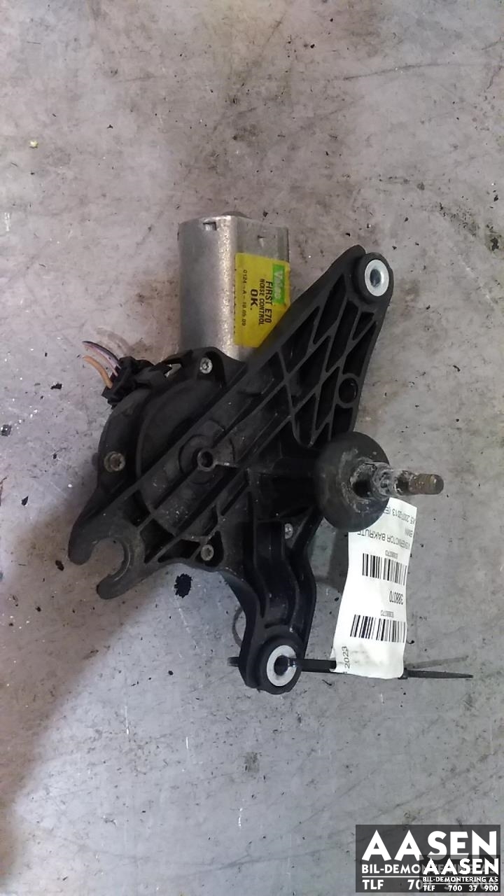 Viskermotor bakrute til BMW X5, 2007-2013 (E70) (E70) (VALEO|67 63 6 942 165)