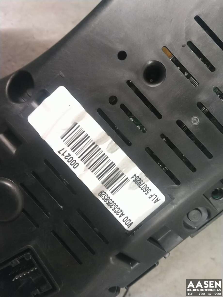 Instrumentpanel til Alfa Romeo 159 2005-2011
