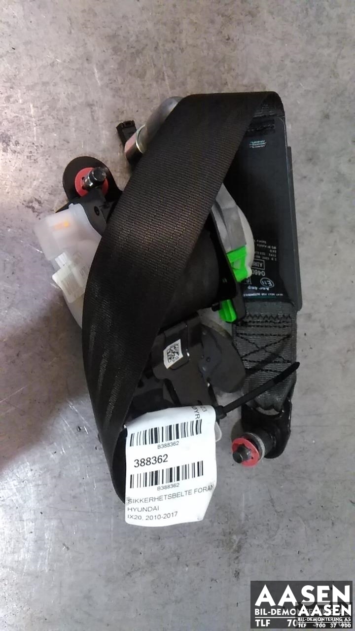 Sikkerhetsbelte foran høyre til Hyundai Ix20, 2010-2017  (88880 1P000EQ)