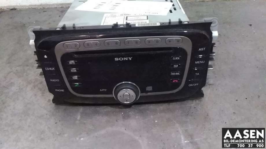 Bilstereo til Ford S-Max, 2010-2015 (Type I, Fase 2)  (SONY|BS7T-18C939-JB)