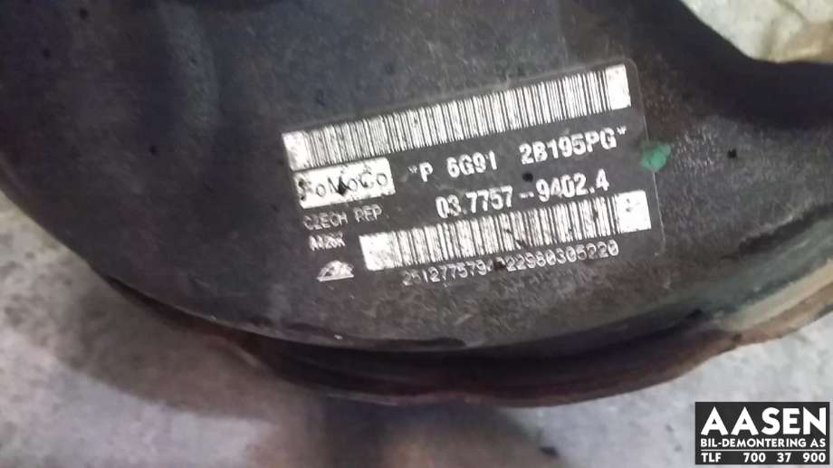 Bremsekraft-forsterker til Ford S-Max 2010-2015 (Type I, Fase 2)  (ATE|1709418|)