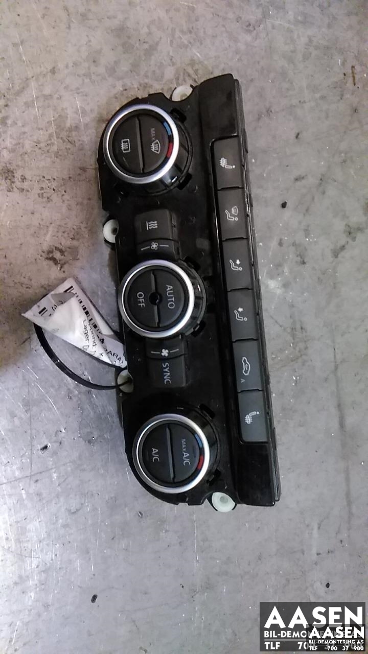 Varmeapparat betjening til VW Touran, 2010-2015 (Type I, Fase 3)  (3AA 907 044 BS)