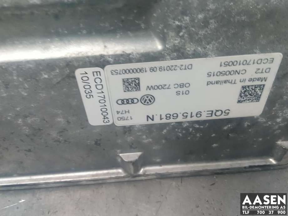 DCDC converter elbil til VW e-Golf 2017-2020 (Fase 2)  