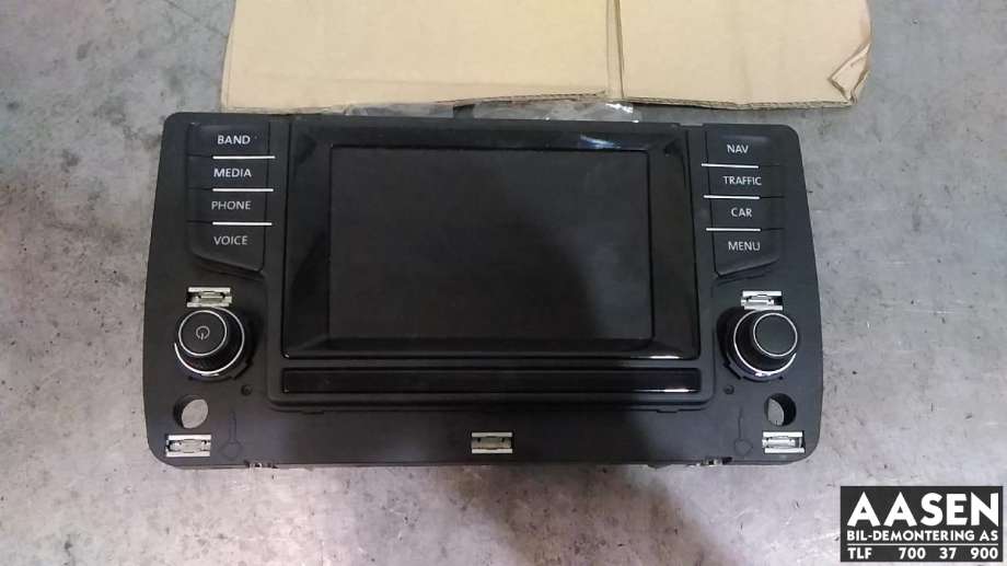 Bilstereo navigasjon skjerm til VW e-Golf, 2014-2017 (Fase 1) (5G0 919 605 K)