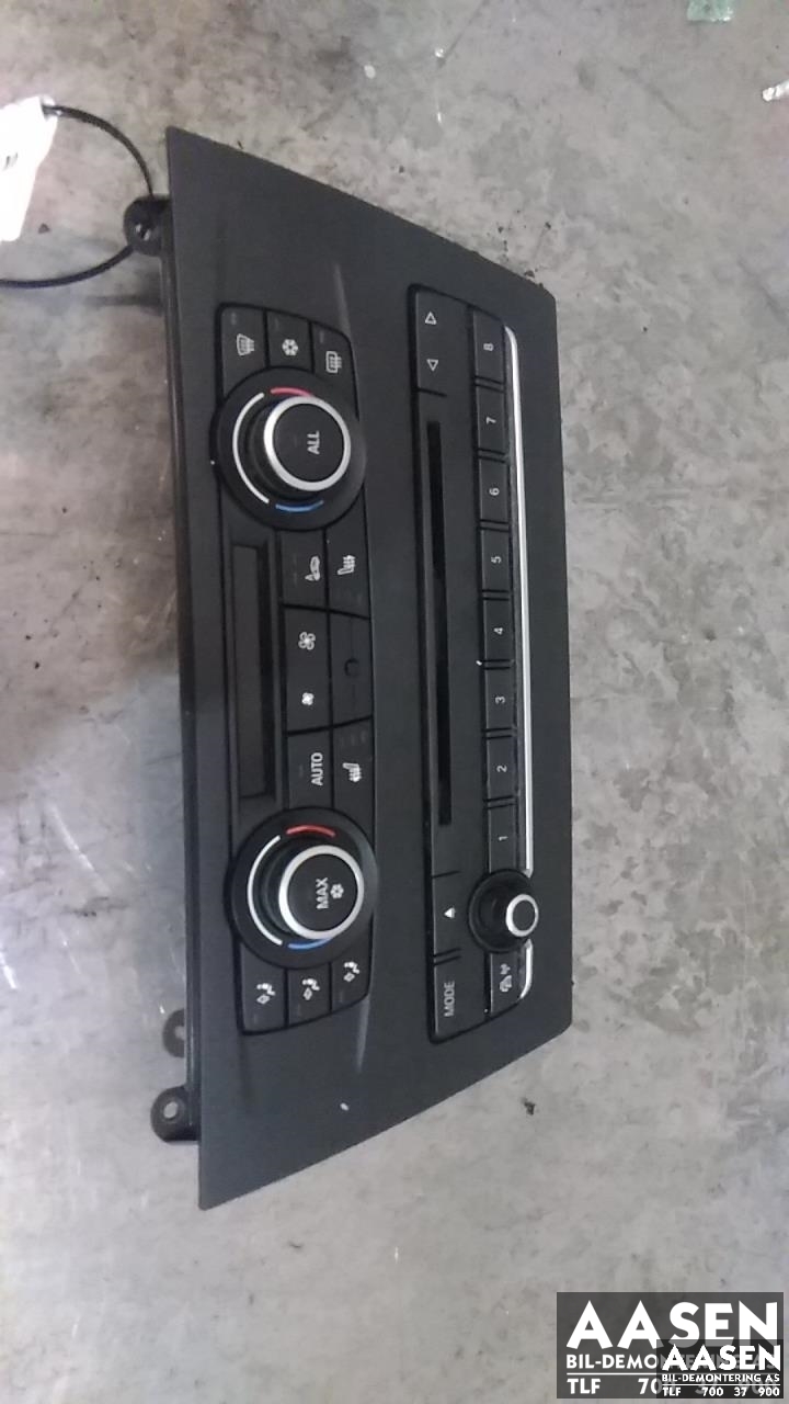 Varmeapparat betjening til BMW X3, 2010-2017 (F25) (F25) (64 11 9 312 722)