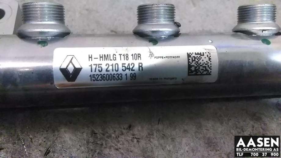 Dyseskinne (fuelrail) til Nissan X-Trail 2014-2022 (T32) (T32) (175210542R|)