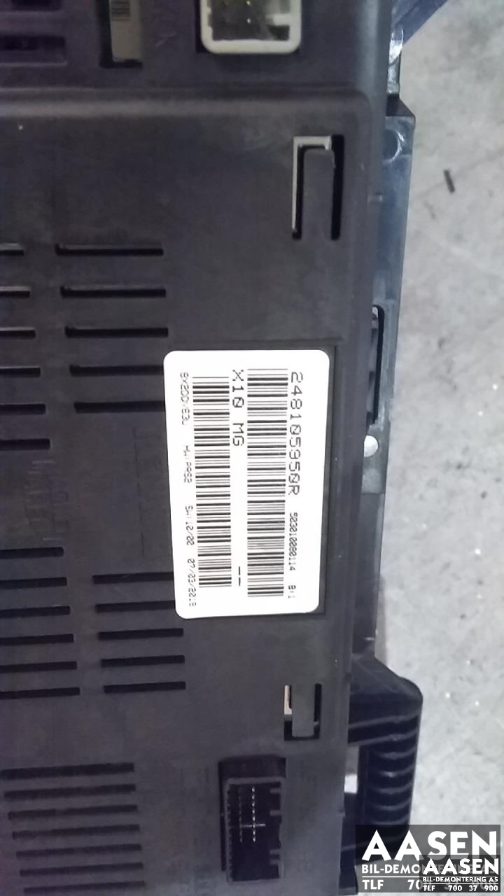 Instrumentpanel til Renault Zoe 2013-2019 (Fase 1)  (MAGNET MARELLI|248105950R|)