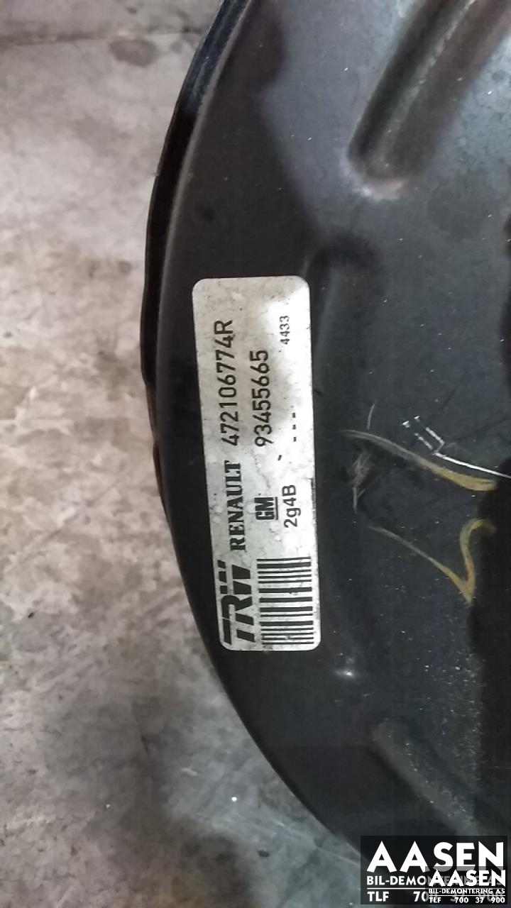 Bremsekraft-forsterker til Opel Vivaro B 2014-2019  (TRW|95521167|)