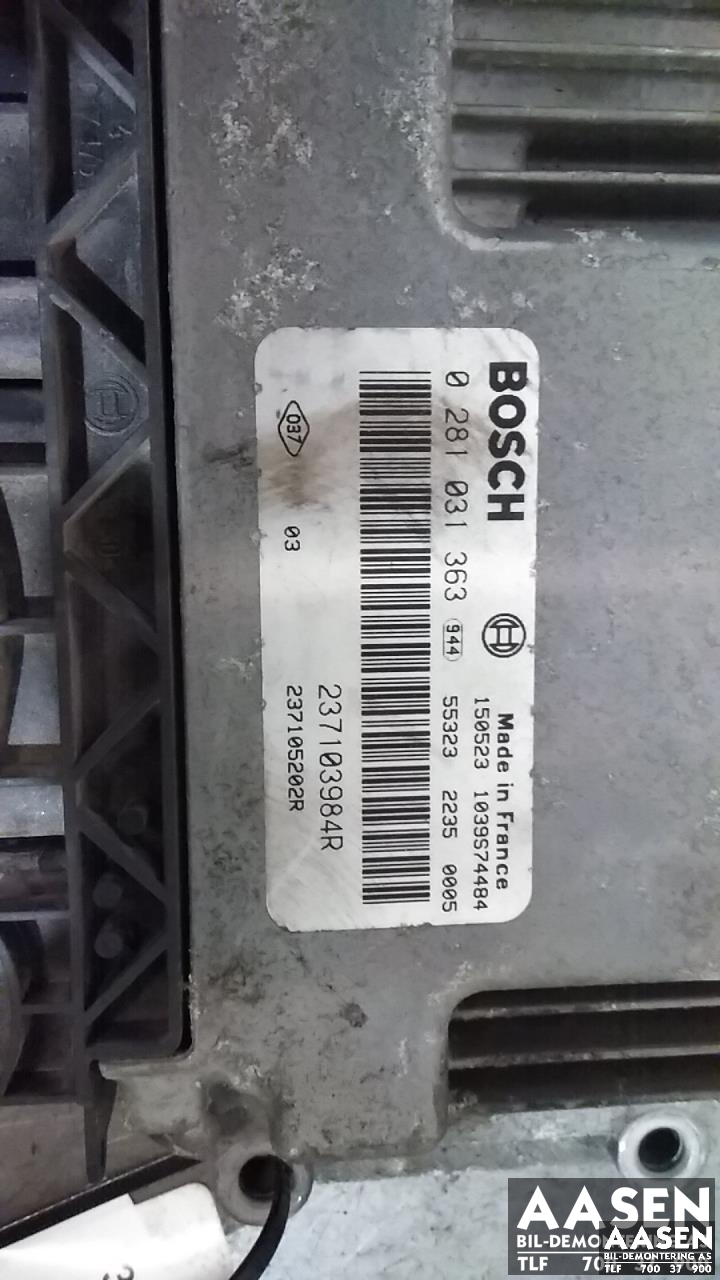Styreenhet motor til Opel Vivaro B 2014-2019 (BOSCH|93457323|93459020|237103984R)