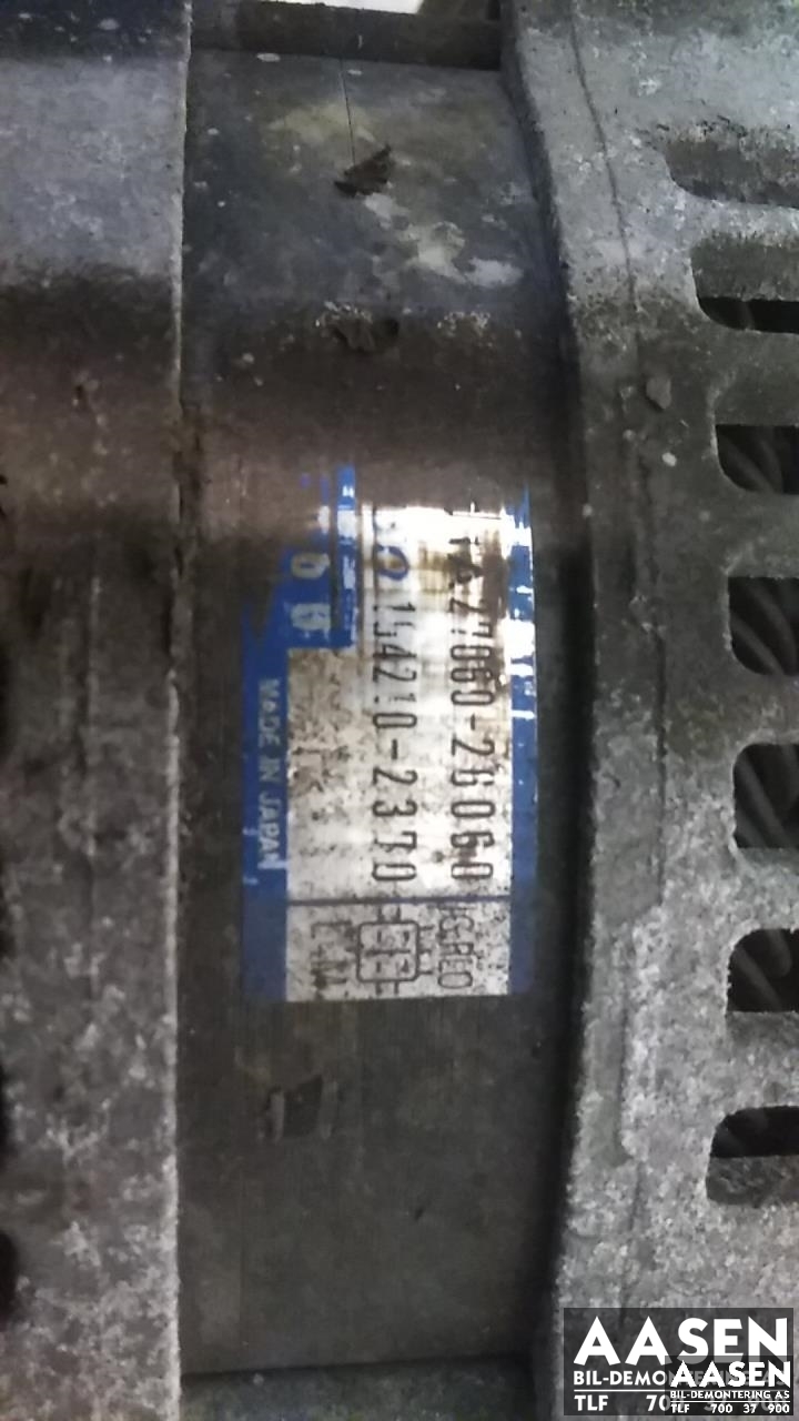 Dynamo diesel til Toyota RAV4 2009-2013 (Type III, Fase 2)  (27060-26060|)