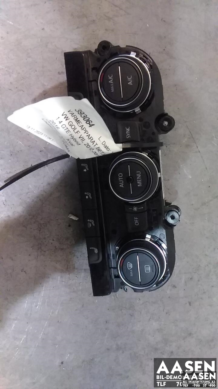 Varmeapparat betjening til VW Golf VII 2012-2017 (Fase 1) (5GE 907 044 AD|)