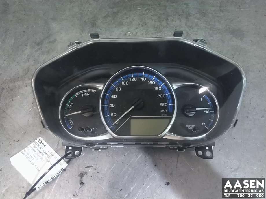 Instrumentpanel til Toyota Yaris, 2012-2014 (Type III, Fase 1)  (83800-0U390)