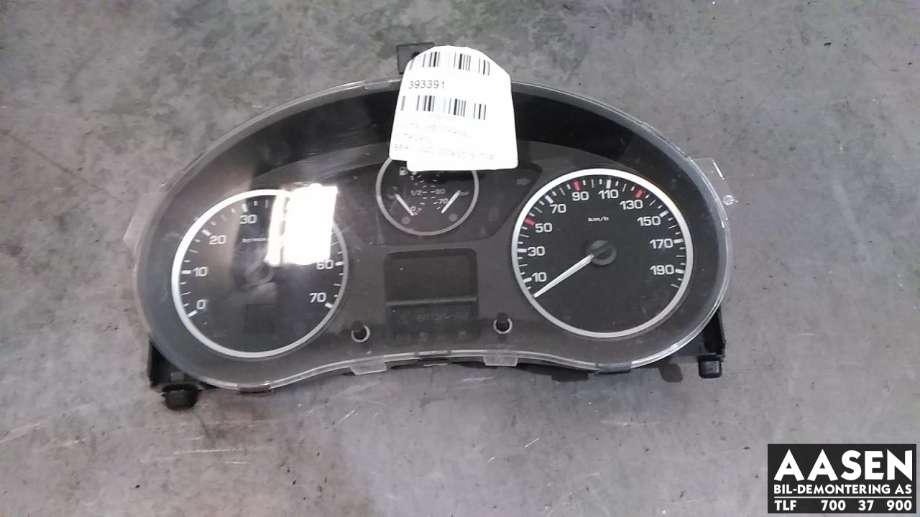 Instrumentpanel til Citroën Berlingo, 2008-2015 (Type II, Fase 1)  (98 016 415 80)