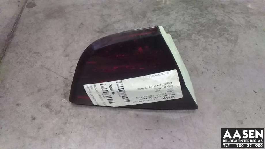 Baklykt venstre indre til BMW 3-Serie, 2005-2011 (E90/E91/E92/E93) (E90/E91/E92/E93) (63 21 7 289 427)
