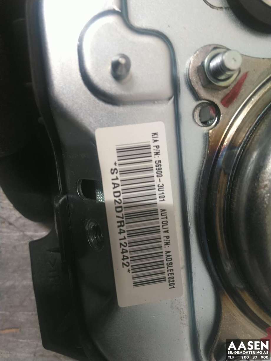 Airbag rattpute til Kia Sportage 2010-2016 (Type III)  