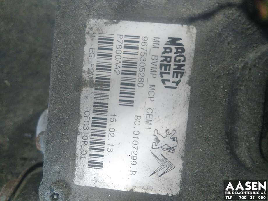 Girkasse automat til Peugeot 508 2011-2014 (Type I, Fase 1) (2231 P2|2232 J8|)