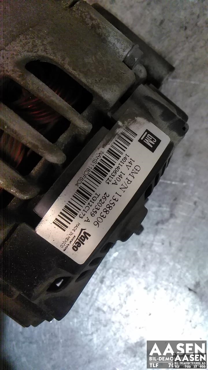 Dynamo diesel til Opel Insignia A 2014-2017 (VALEO|13502581|13588306|)