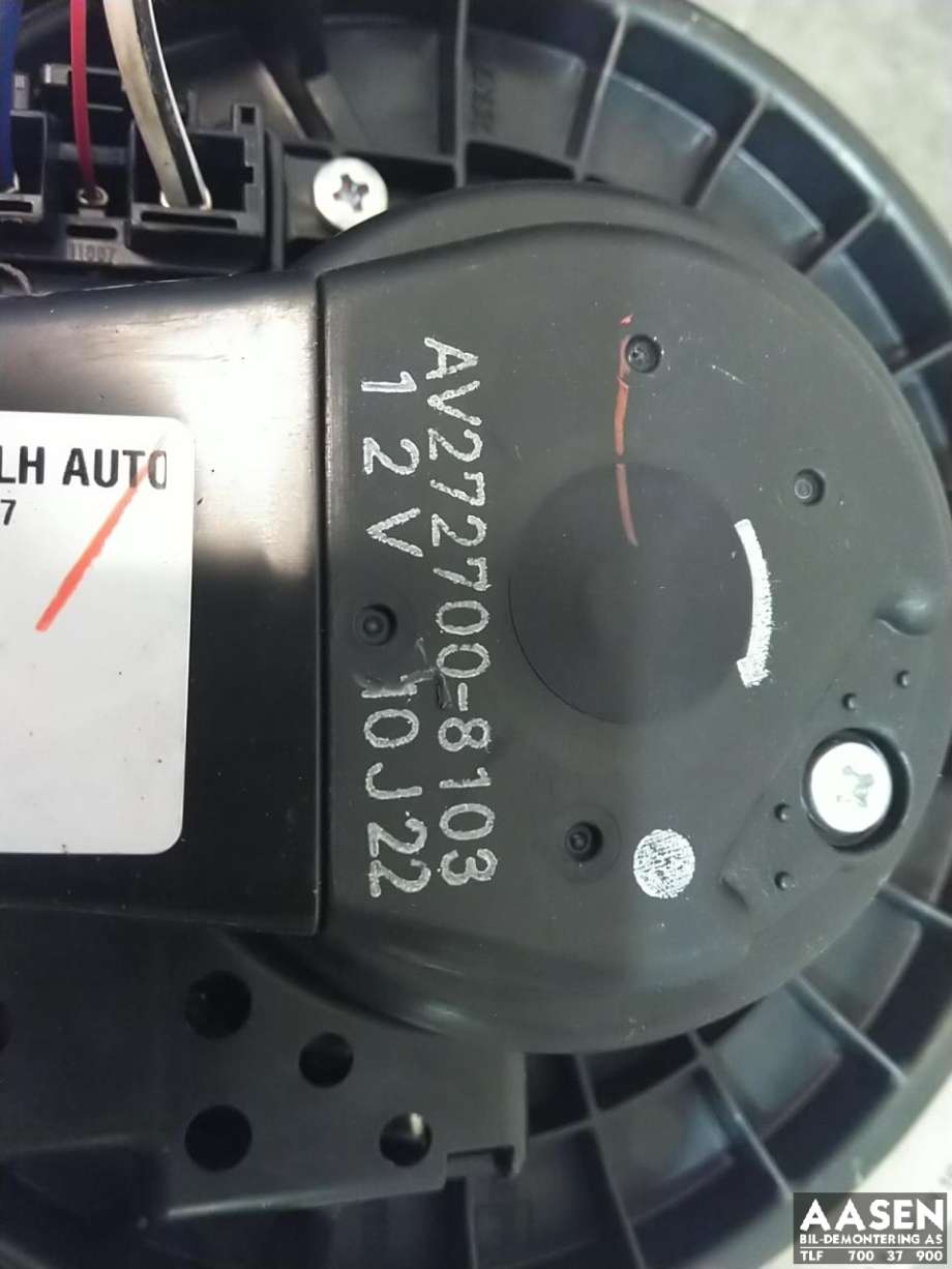 Varmeapparat motor til Toyota Auris 2007-2010 (Type I, Fase 1) (DENSO|272700-8103|)