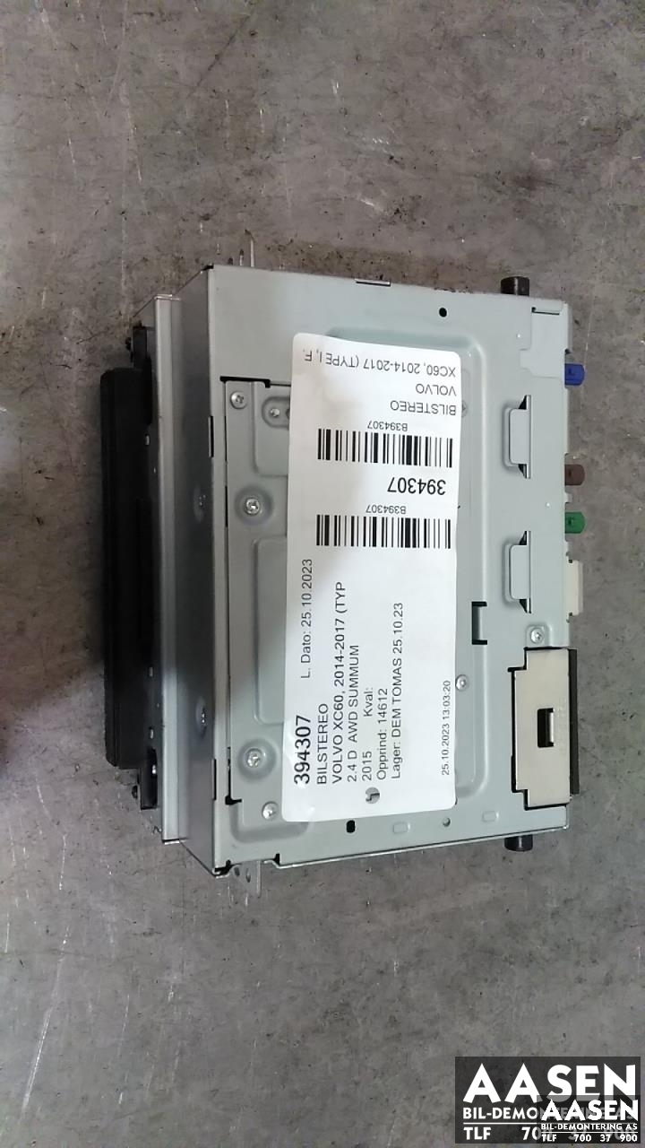 Bilstereo til Volvo XC60 2014-2017 (Type I, Fase 2) (31444184AA|)