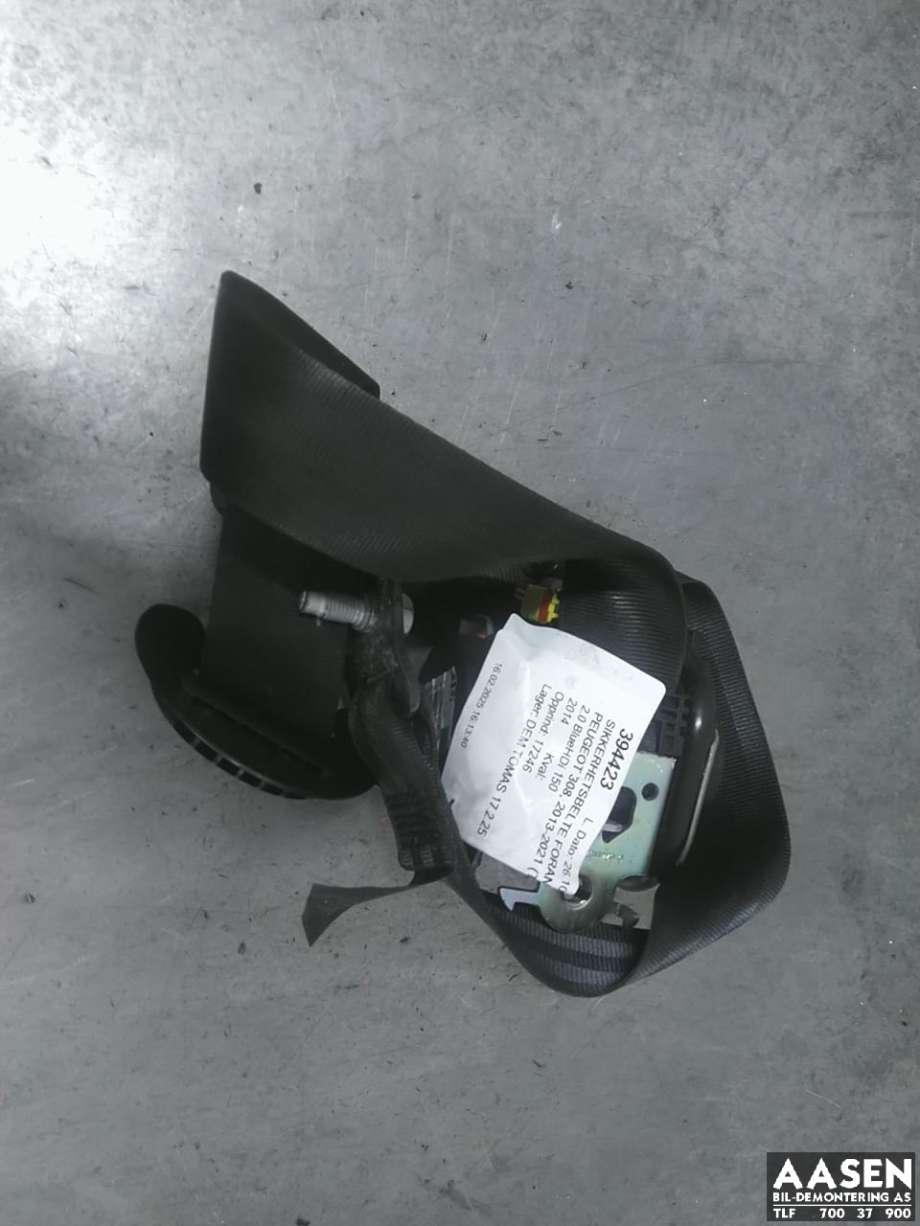 Sikkerhetsbelte foran høyre til Peugeot 308, 2013-2021 (Type II)  (96 776 852 XX)