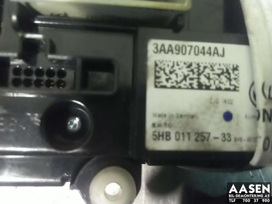 Varmeapparat betjening til VW Passat 2011-2015 (B7) (B7) (3AA 907 044 BD|)