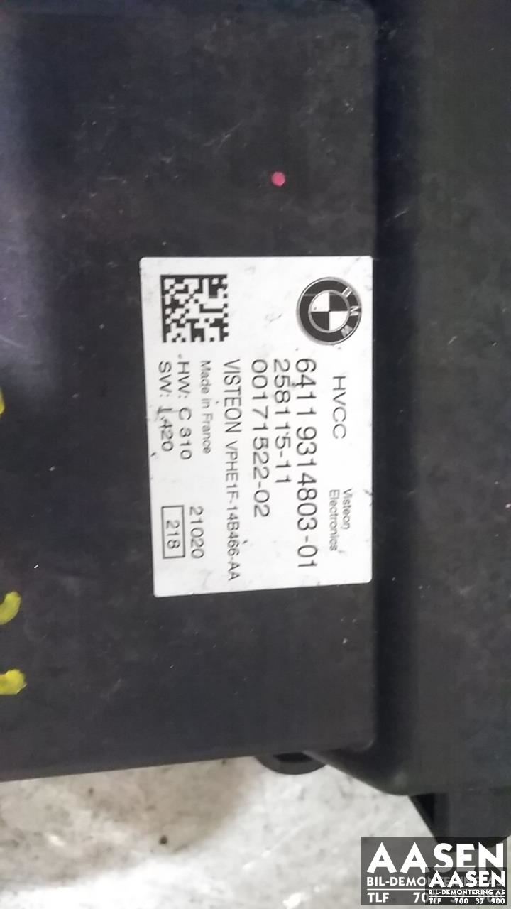 Styreenhet klima/aircondition til BMW i3 2013-2022  (64119314803-01|)