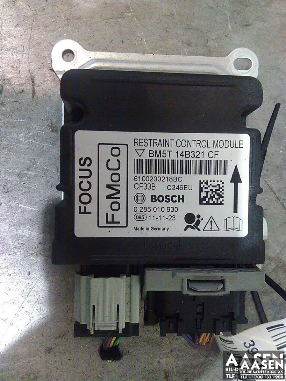 Airbag elektronikk til Ford Focus, 2011-2014 (Type III, Fase 1)  (BOSCH|1767129)