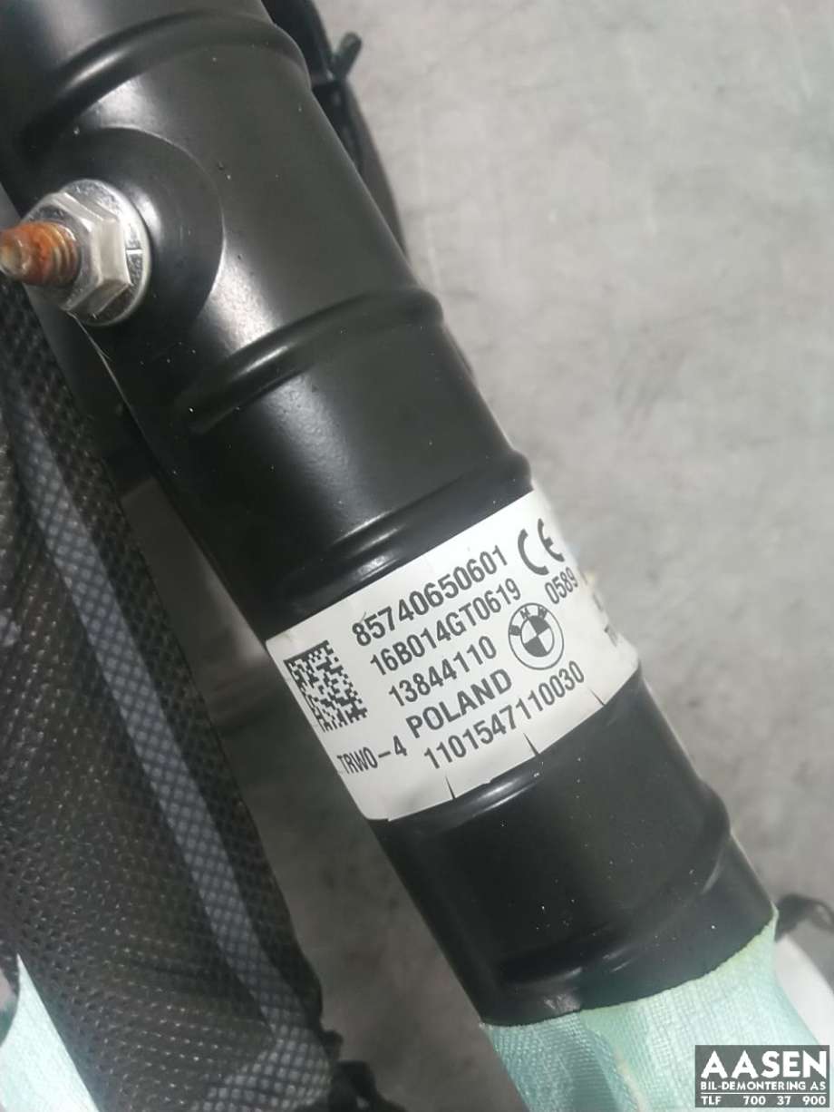 Airbag gardin høyre til BMW i3 2013-2022 (72 12 7 406 506|)